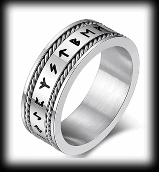 8 mm. Snygg runring i rostfritt stål med runraden.