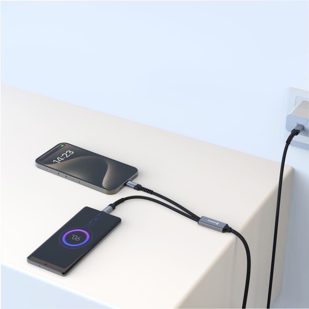Swissten 2-in-1 Charging & Data cable - 2