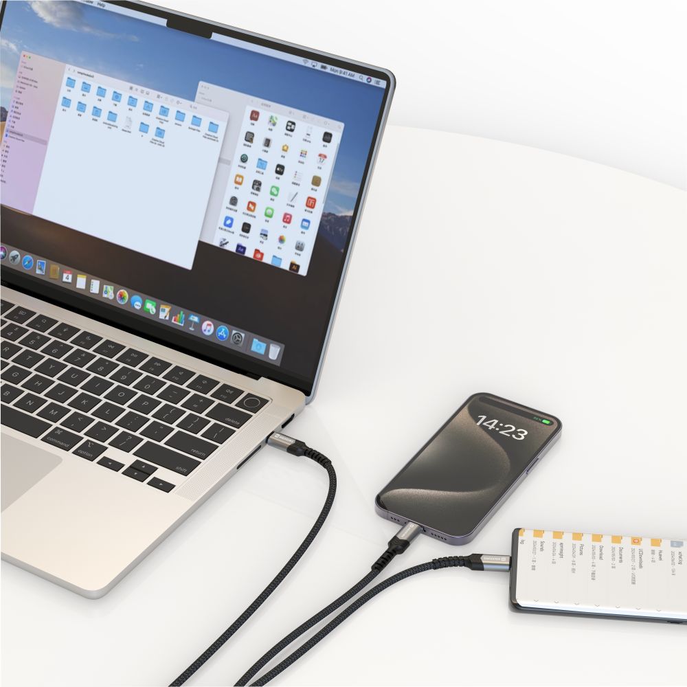 Swissten 2-in-1 Charging & Data cable - 3