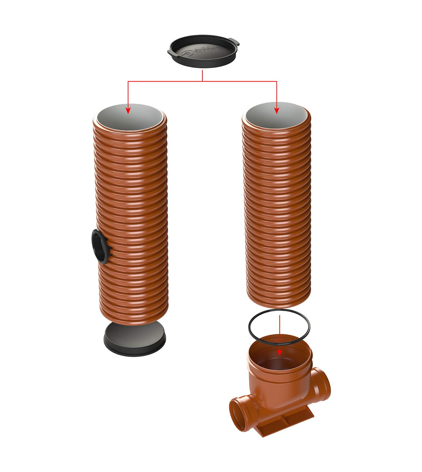 Botten EVO Brunnsrör Ø400mm - 2