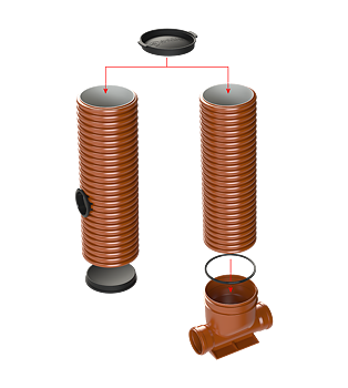 Botten EVO Brunnsrör Ø400mm