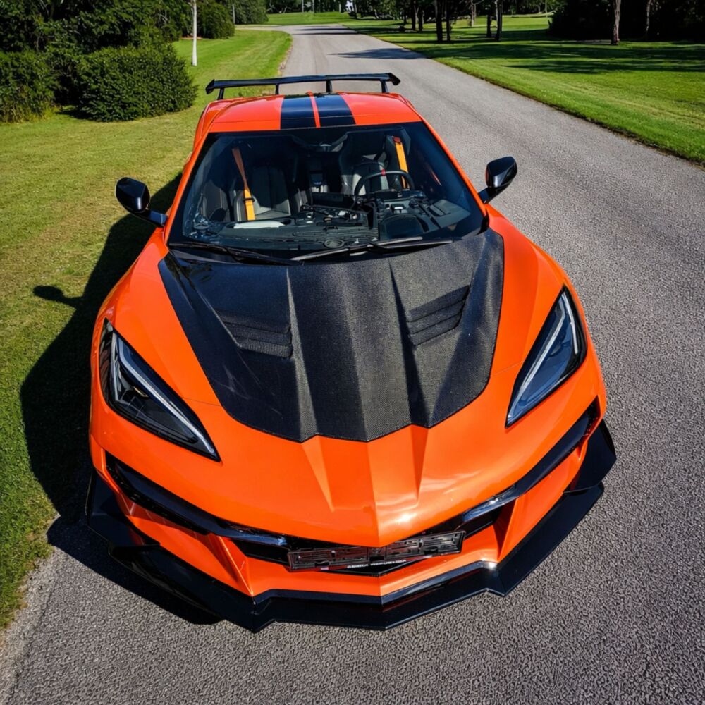 Carbon Fiber Hood (CHEVROLET CORVETTE C8 2020–2026) - 5
