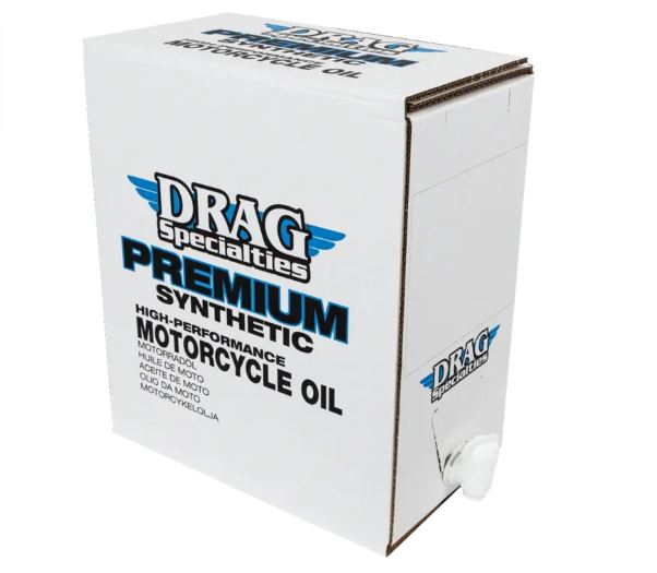 DRAG Specialties Helsyntetisk Motorolja 20W-50 20L – 3-i-1 Harley-Davidson (Motor/Transmission/Primär, API SL, JASO MA2)