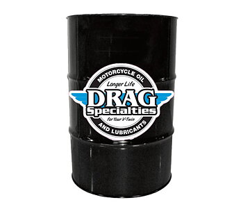 DRAG Specialties Helsyntetisk Motorolja 20W-50 200L Fat – 3-i-1 Harley-Davidson (Motor/Transmission/Primär, API SL, JASO MA2)