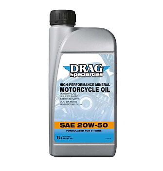 DRAG Specialties Motorolja 20W-50 1L – Harley-Davidson 4-Takt (API CI-4, SL, JASO MA2)