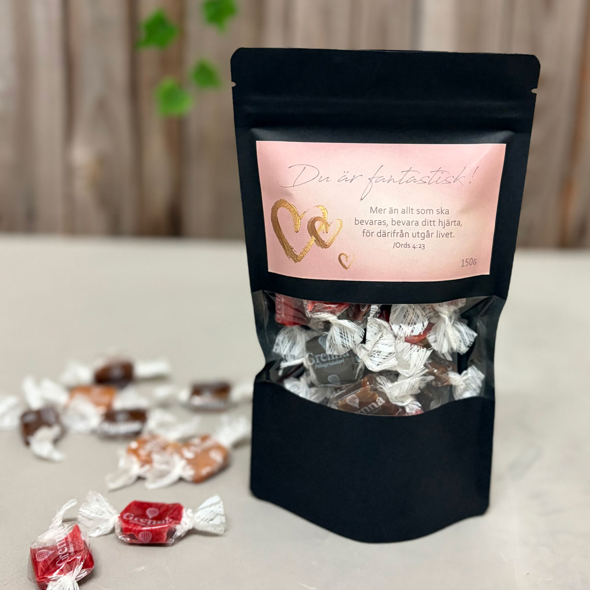 Presentgodis – Du är fantastisk!