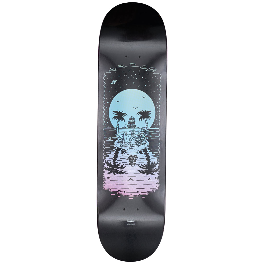 Globe Skateboard - G2 Reflection Black/Purple 8.5