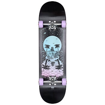 Globe Complete Skateboard - G2 Reflection Black/Purple 8.5