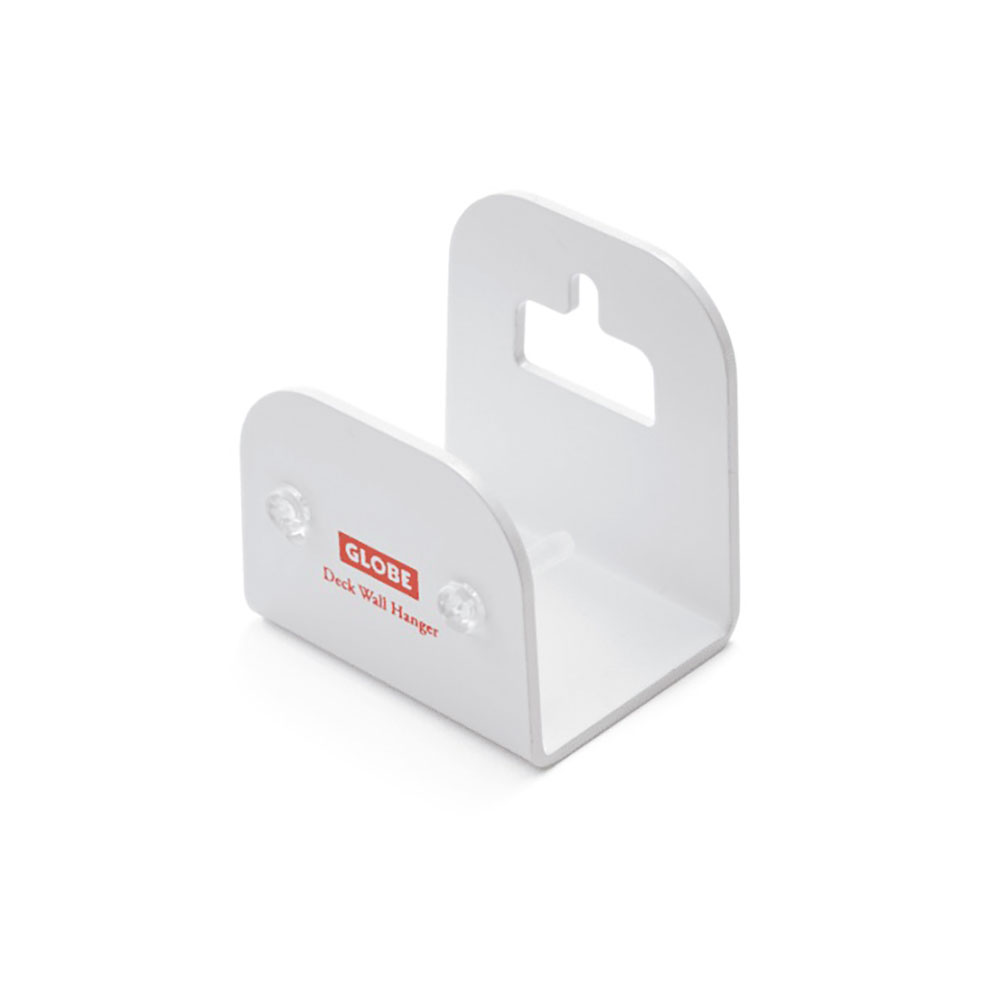 Globe Väggfäste - Skateboard Deck Wall Hanger White