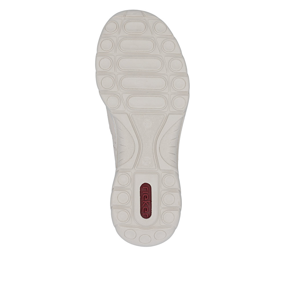 Rieker Damsko i skinn Beige - 7