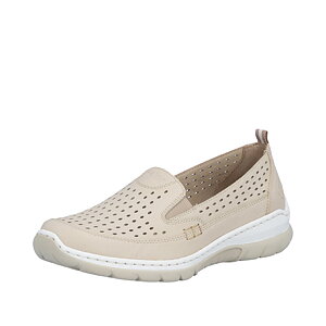 Rieker Damsko i skinn Beige