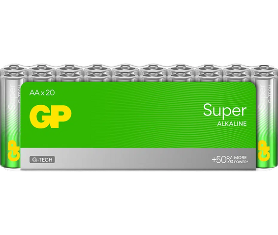 Stavbatteri 1,5V AAA LR03 20-pack