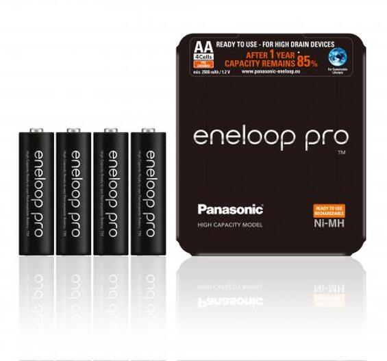 AA Eneloop Pro rechargeable batteries 4-pack