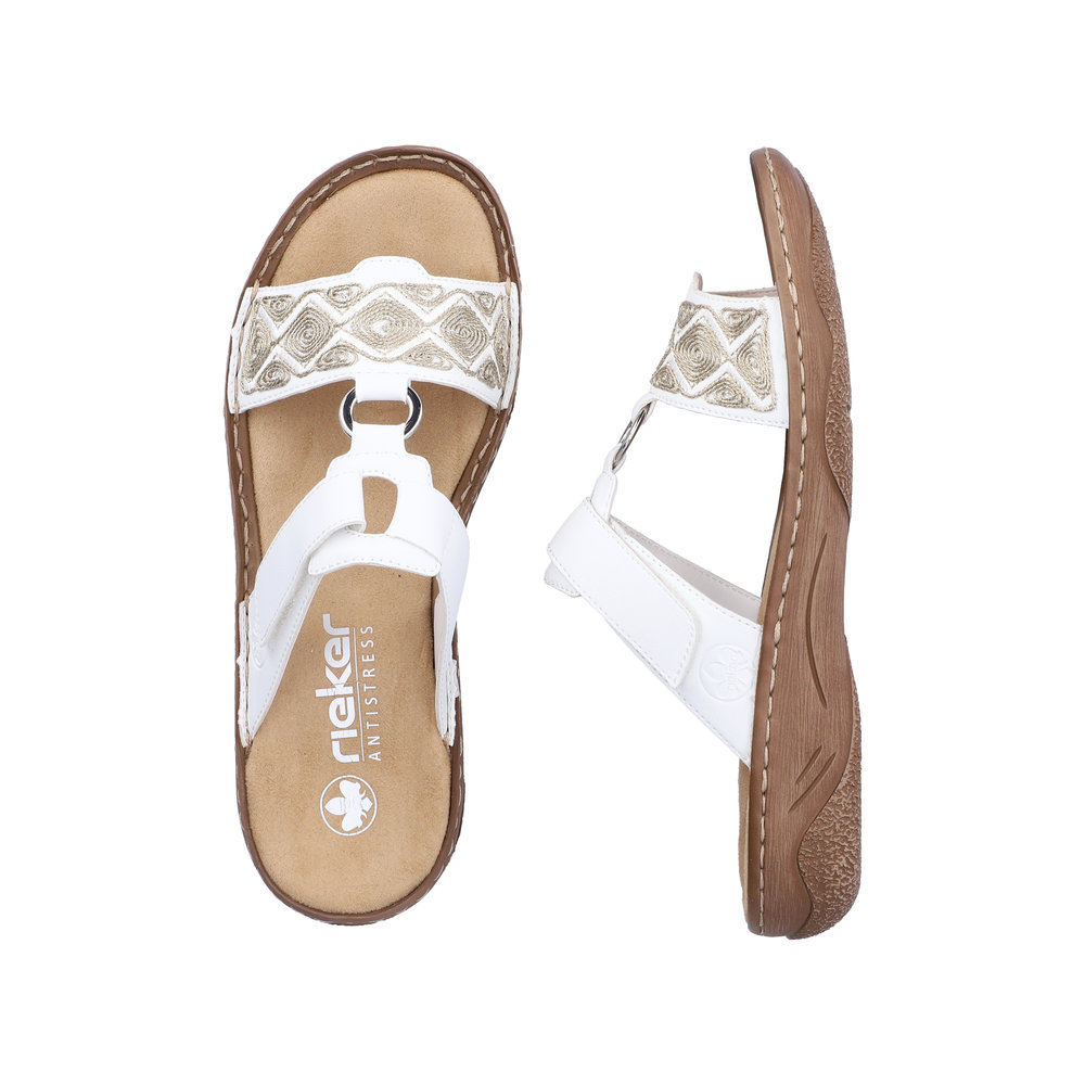 Rieker Slipin sandal  Vit - 8