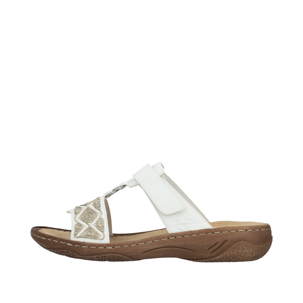 Rieker Slipin sandal  Vit - 5