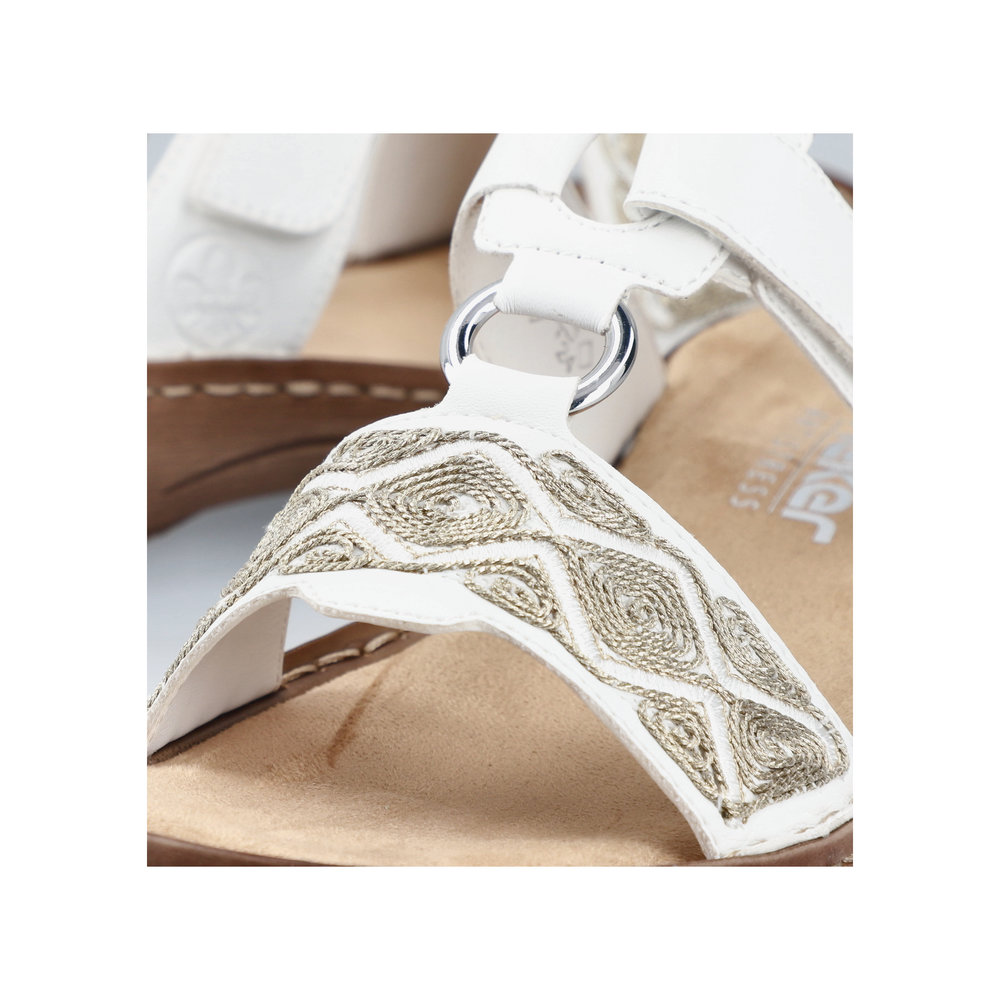 Rieker Slipin sandal  Vit - 9