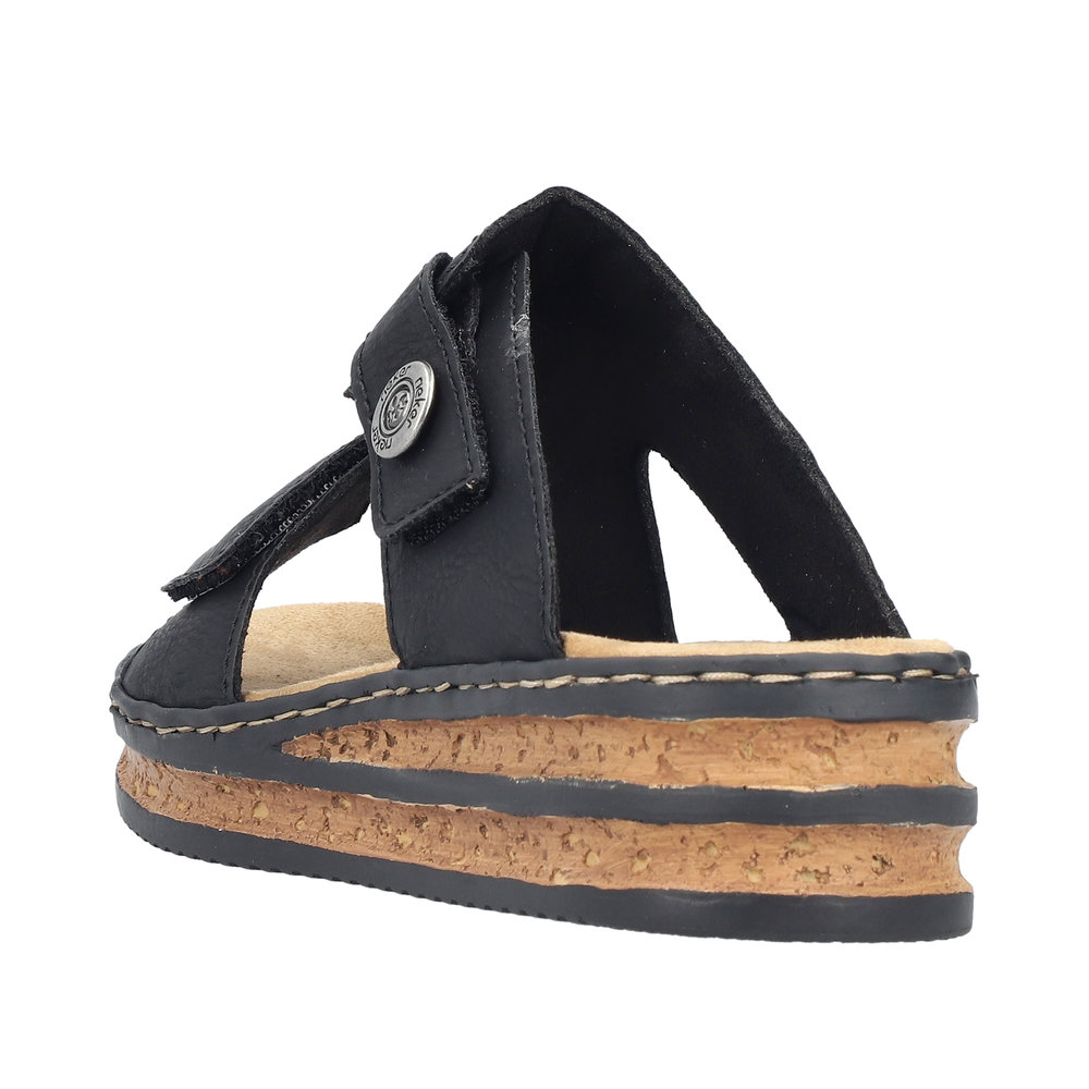 Rieker Slipin sandal  Svart - 3