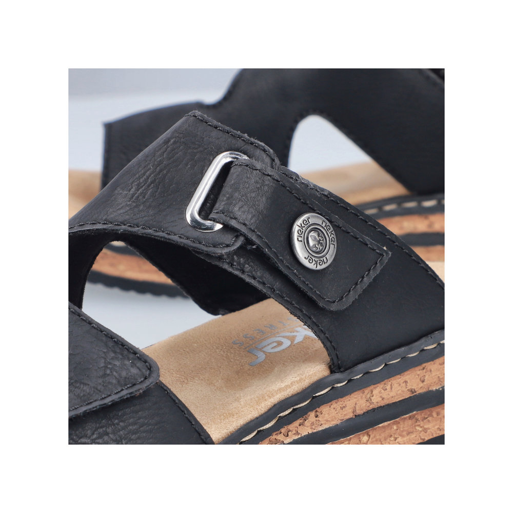 Rieker Slipin sandal  Svart - 10