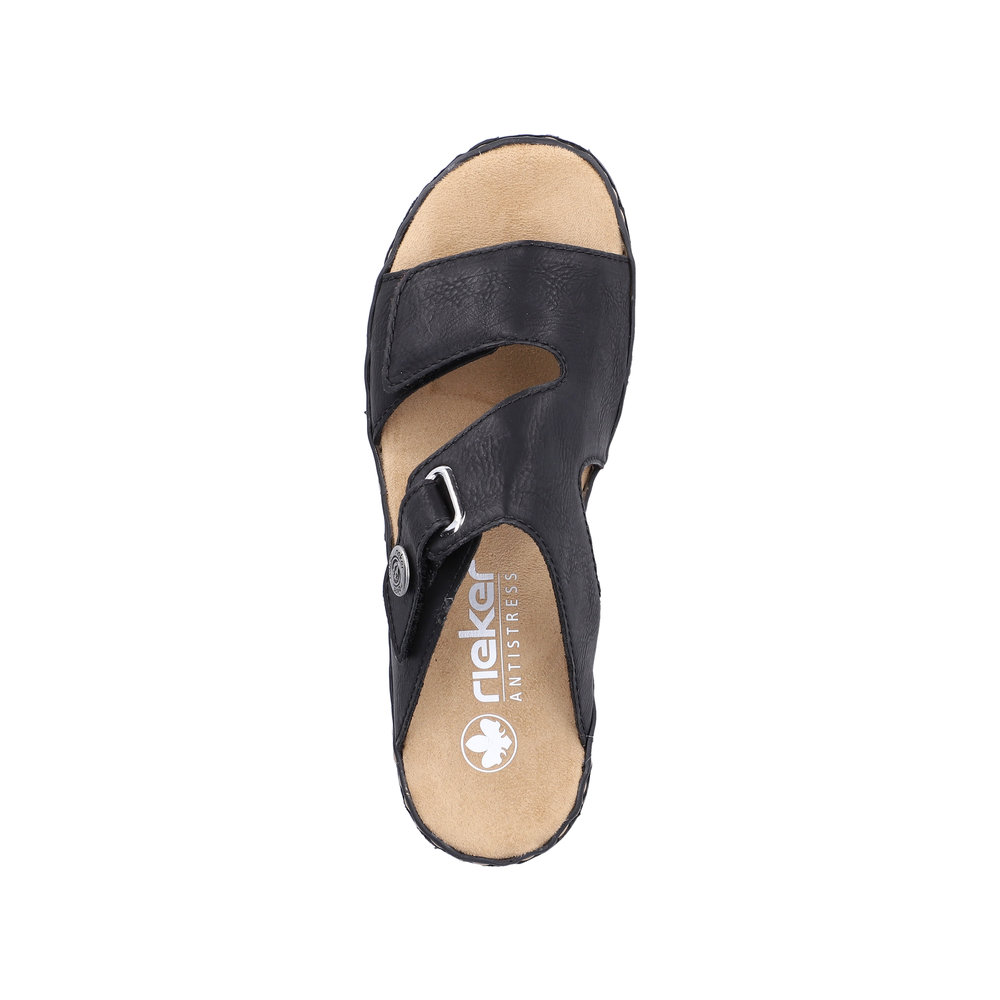 Rieker Slipin sandal  Svart - 4