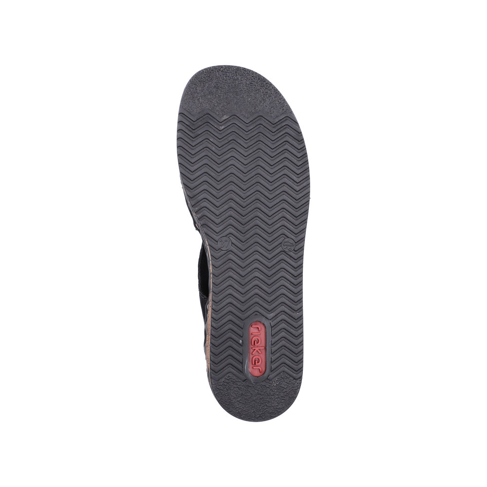 Rieker Slipin sandal  Svart - 7