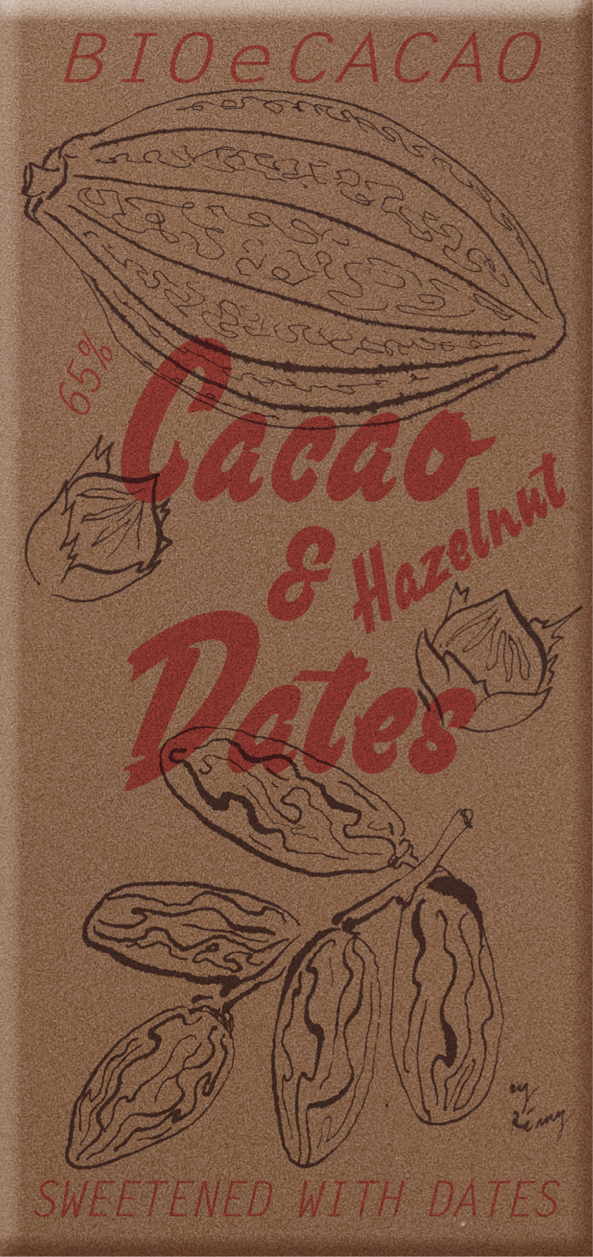 Vegan Cacao & Dates Hazelnut 65 % 90g