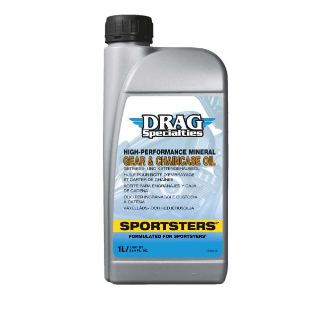 DRAG Specialties Växellådsolja & Primärkedjeolja 1L – Harley-Davidson (API GL-4)