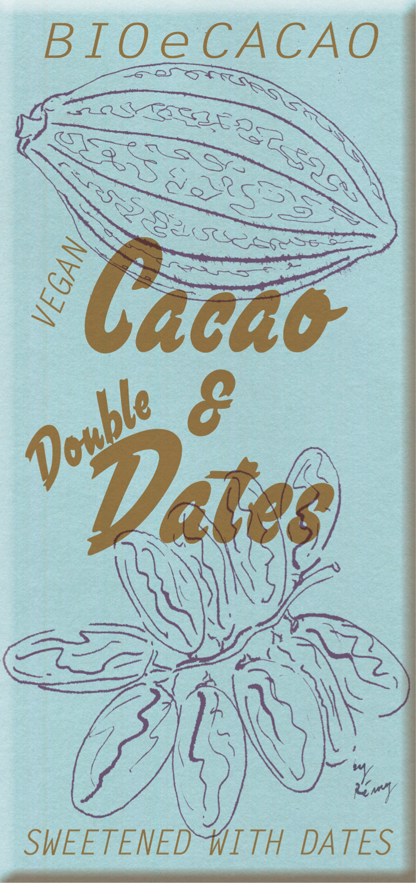 Vegan Cacao & Double Dates 46 % 90g