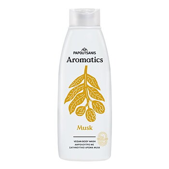 papoutsanis aromatics musk vegan body wash 650ml x 2st