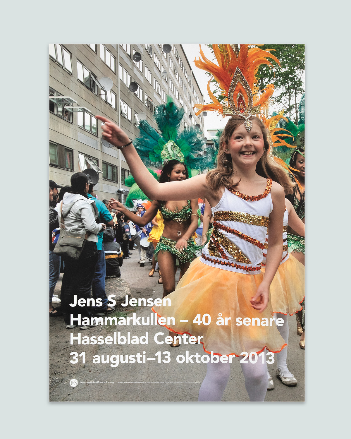 Utställningsaffisch, Jens S Jensen - Hammarkullen 40 år senare 