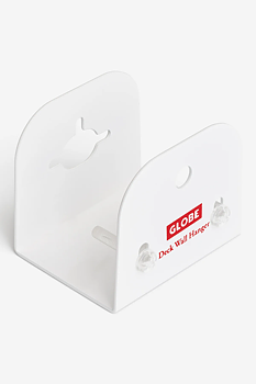 Globe Skateboard Deck Wall Hanger White