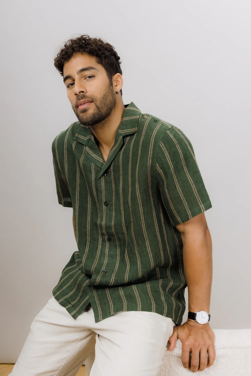 Urban Pioneers - Ronaldo Shirt - Olive - 2