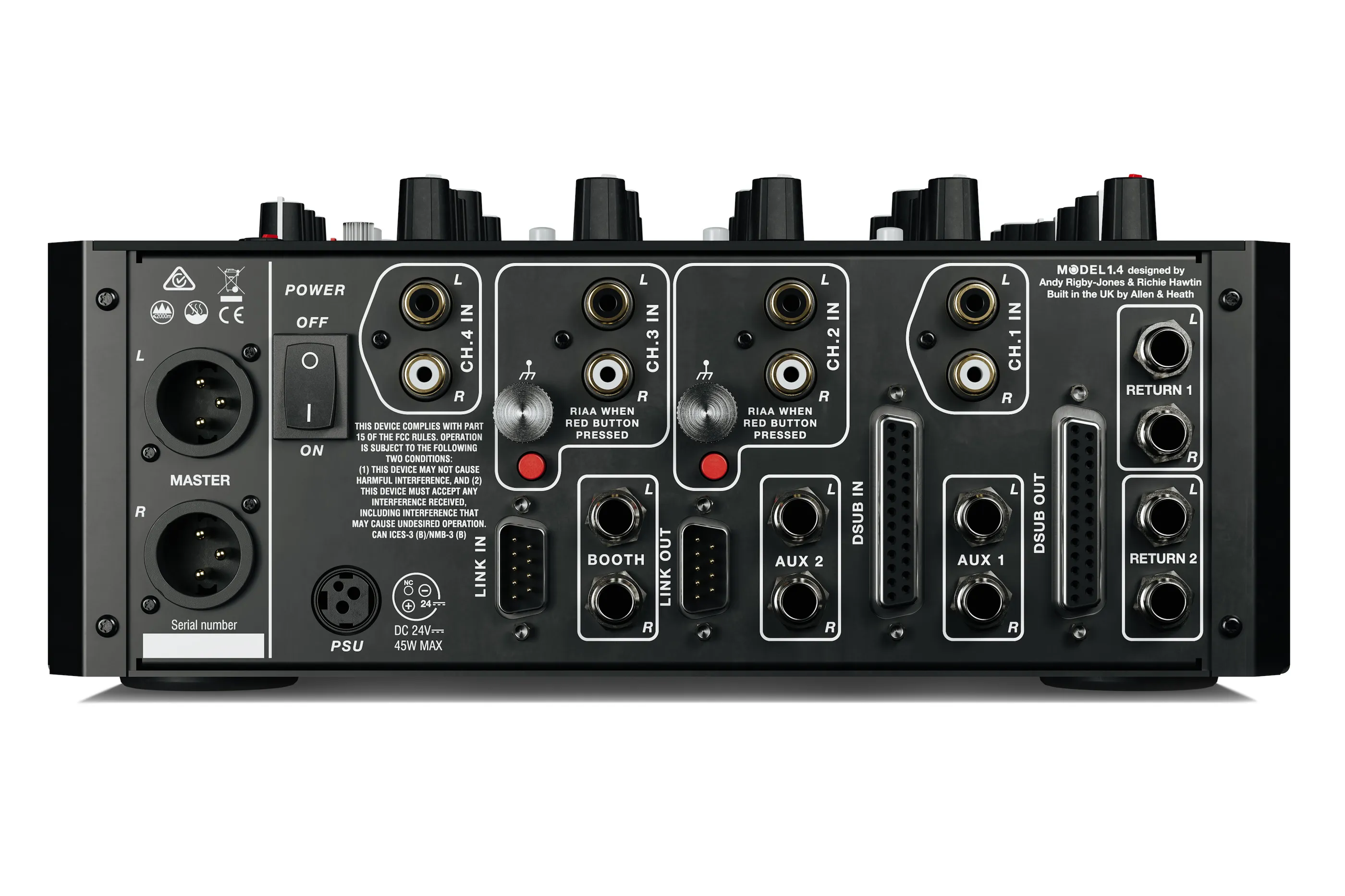 A&H PlayDifferently Model 1.4 4ch Analog DJ Mixer - 4