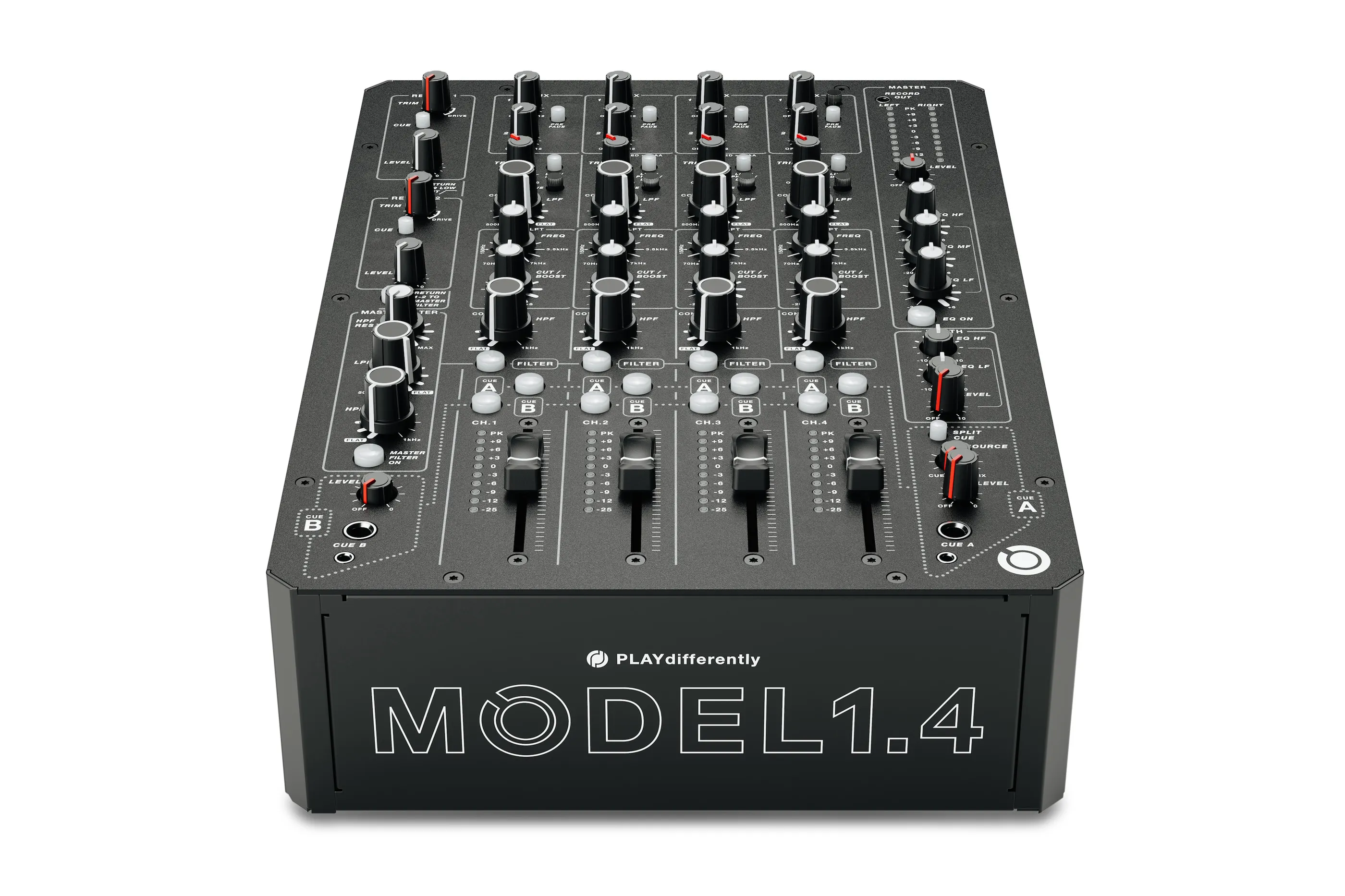 A&H PlayDifferently Model 1.4 4ch Analog DJ Mixer - 3
