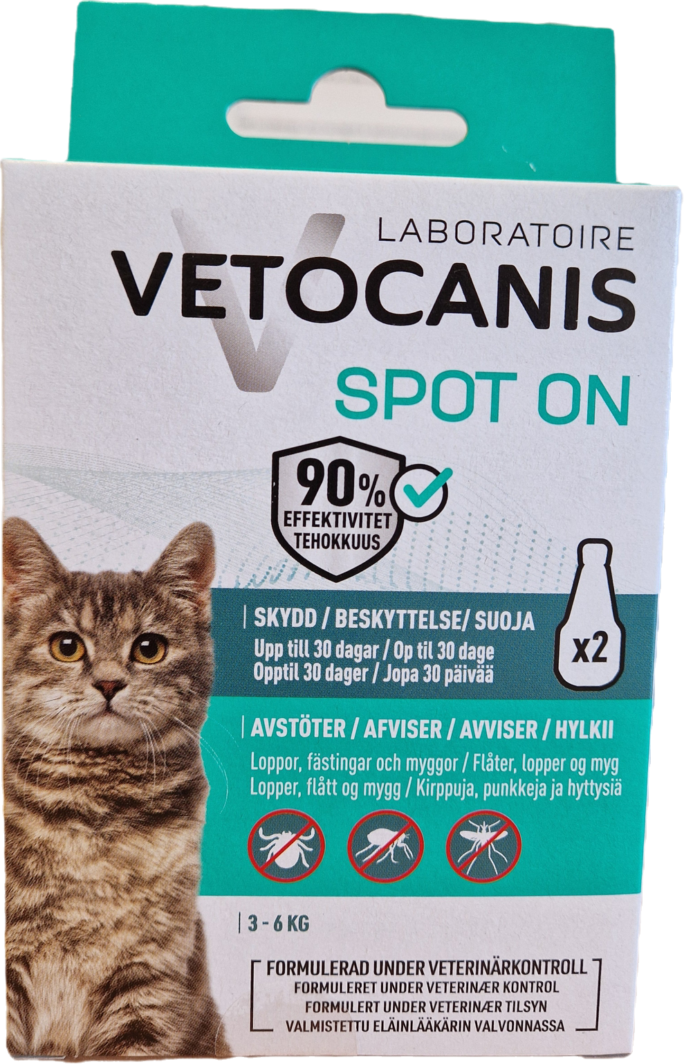 Anti-parasit Spot on Katt, Vetocanis