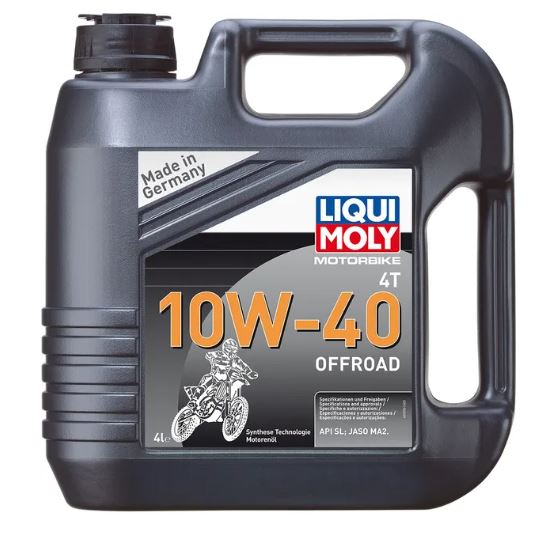 LIQUI MOLY 10W-40 MC Olja 1L – Helsyntetisk för Enduro, Cross & ATV (API SN Plus, JASO MA2)