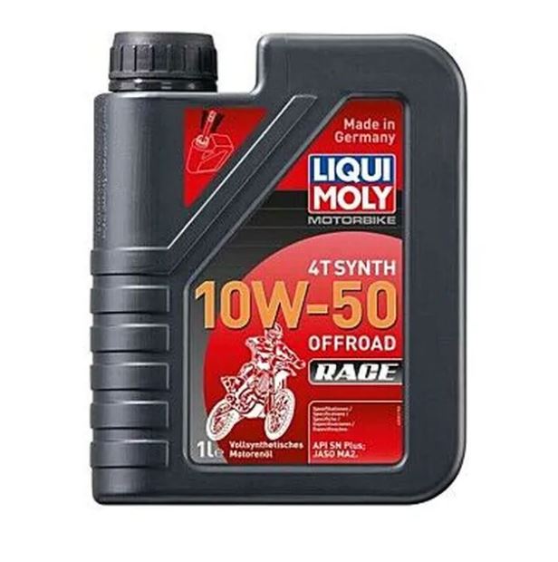 LIQUI MOLY 10W-50 MC Olja 1L – Helsyntetisk för Enduro, Cross & ATV (API SN Plus, JASO MA2)