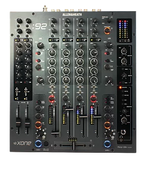 A&H XONE:92 Club & DJ mixer. 6 Stereo Channels (4 Phono/Lin