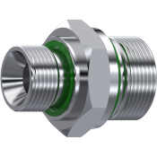 Rostfri adapter 1/4" - 3/8" ED tätad