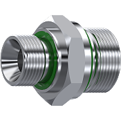 Rostfri adapter 1/4" - 3/8" ED tätad