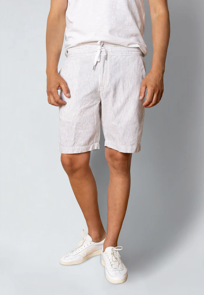 CLEAN CUT COPENHAGEN BARCELONA LUCA STRIPED SHORTS - 3