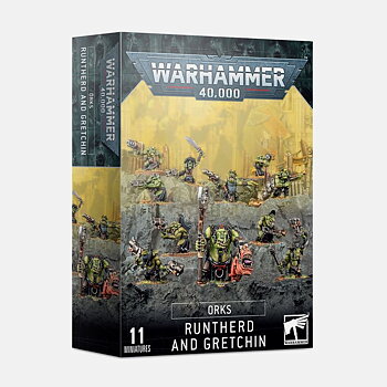 Warhammer 40.000 - Orks Runtherd And Gretchin