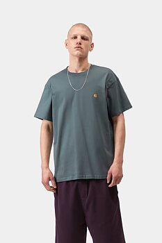 Carhartt WIP Chase T-shirt Cozy Blue/Gold