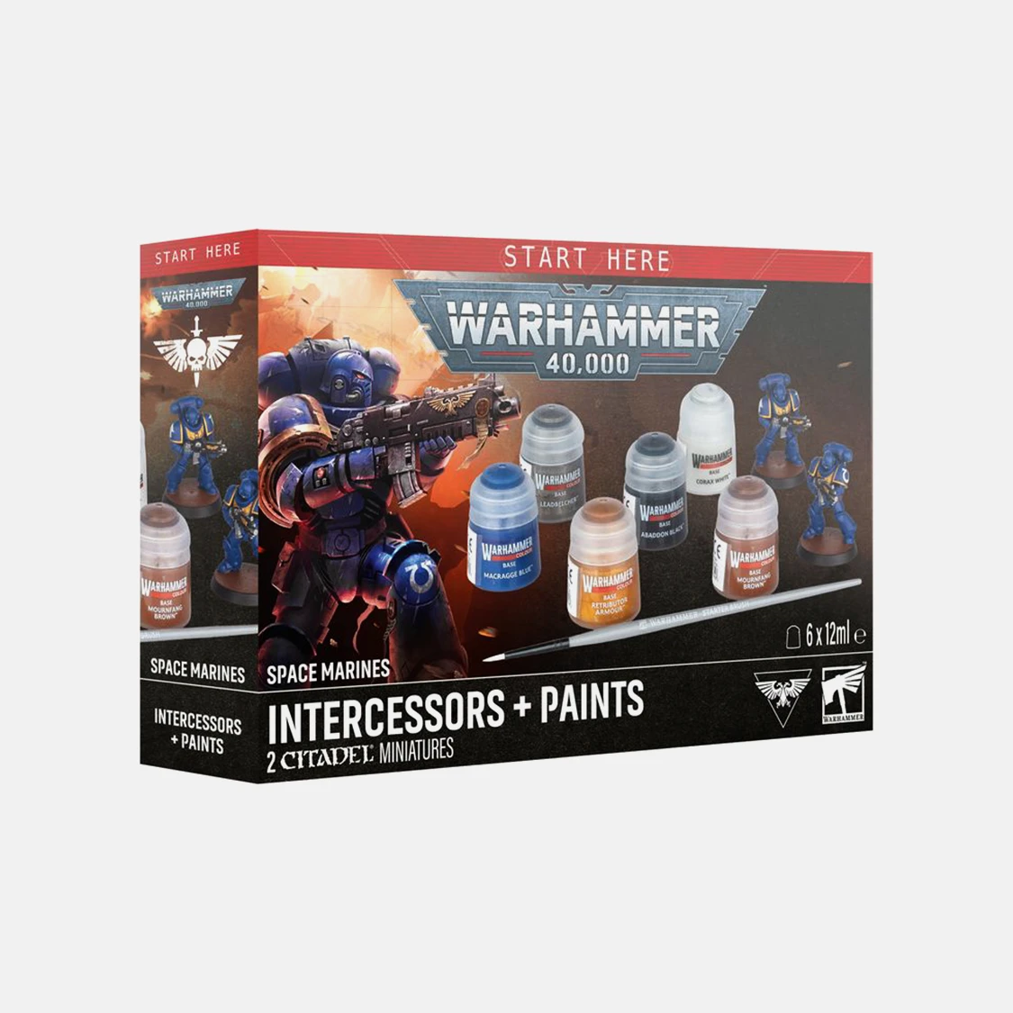 Warhammer 40.000 - Space Marines Intercessors And Paints - 2