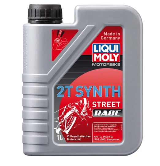 LIQUI MOLY 2-Taktsolja 1L – Helsyntetisk för MC & Offroad (API TC, JASO FD, ISO-L-EGD)