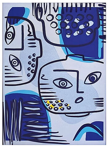  Luna Blue - Fine Art Print upplaga 99 ex