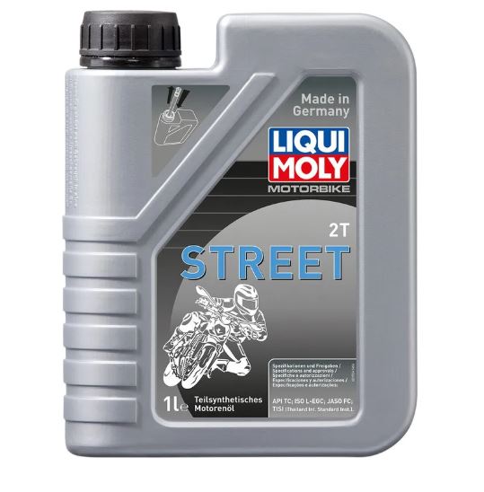 LIQUI MOLY 2-Taktsolja 1L – Semisyntetisk för MC & Offroad (API TC, JASO FC, ISO-L-EGC)