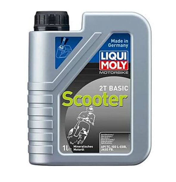 LIQUI MOLY 2-Taktsolja 1L – för Scooter & MC (API TC, JASO FB, ISO-L-EGB)