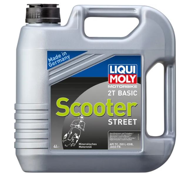 LIQUI MOLY 2-Taktsolja 4L – för Scooter & MC (API TC, JASO FB, ISO-L-EGB)