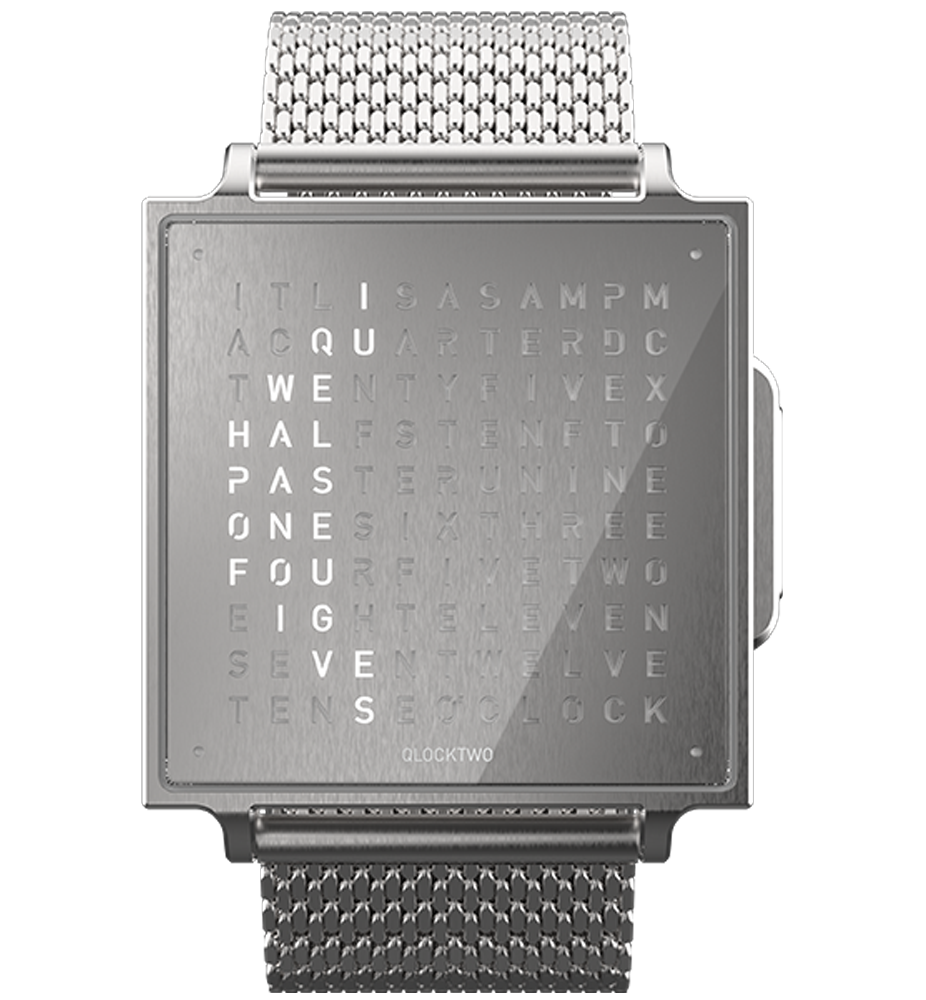 QW38ED3BRBMBR Qlocktwo W Fine Steel 