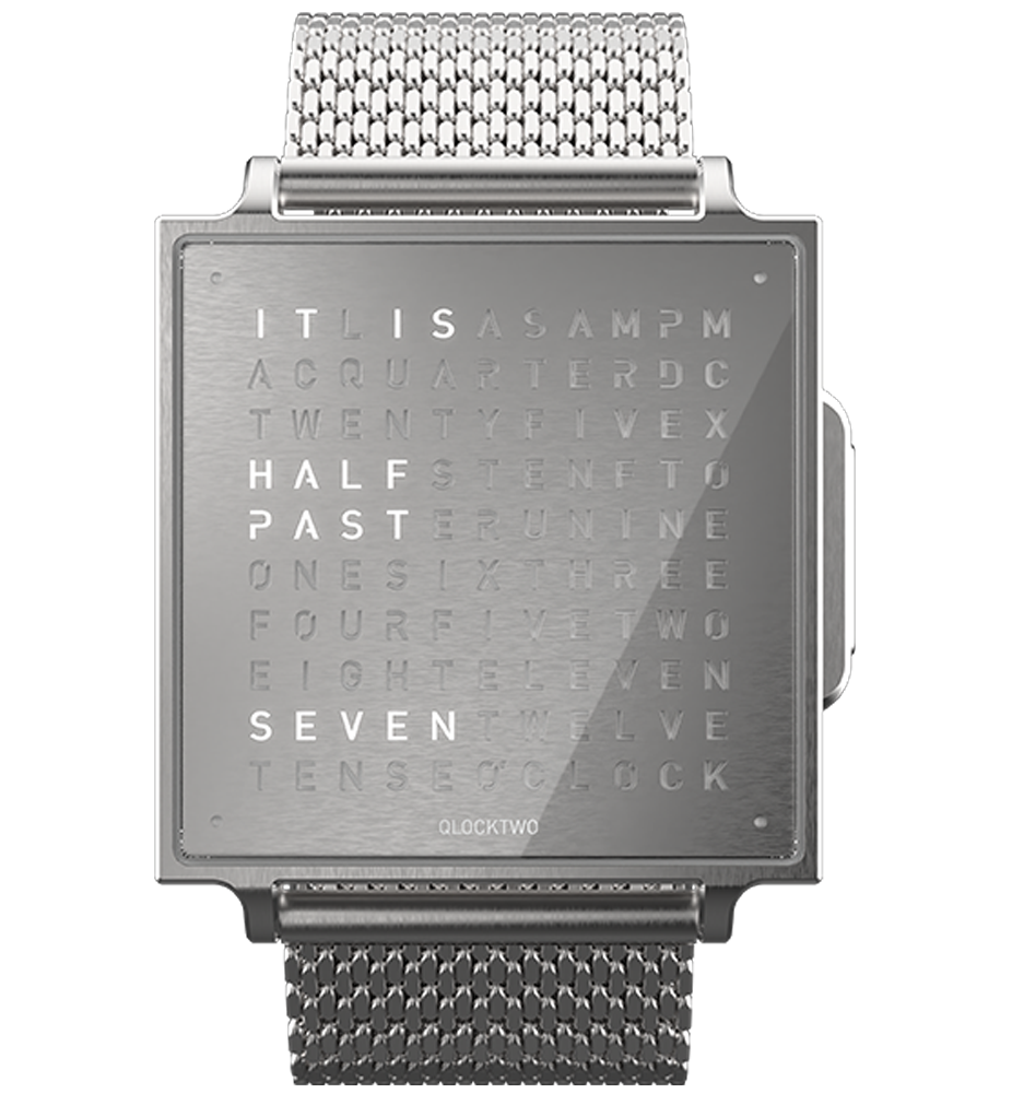 QW38ED3BRBMBR Qlocktwo W Fine Steel 